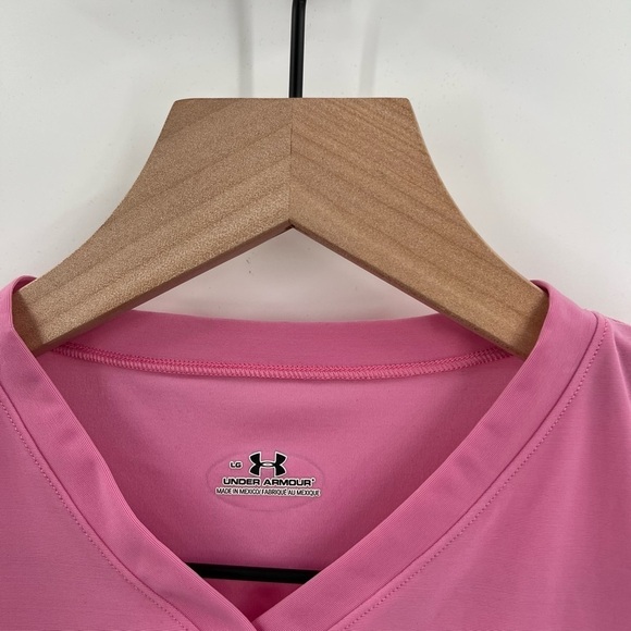 Under Armour Pink Tee Ladies Large - Picture 4 of 4